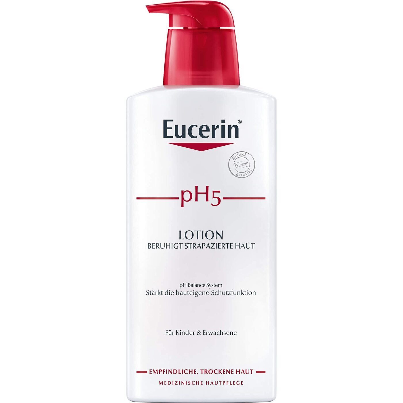 Eucerin pH5 losjons jutīgas un saspringtas