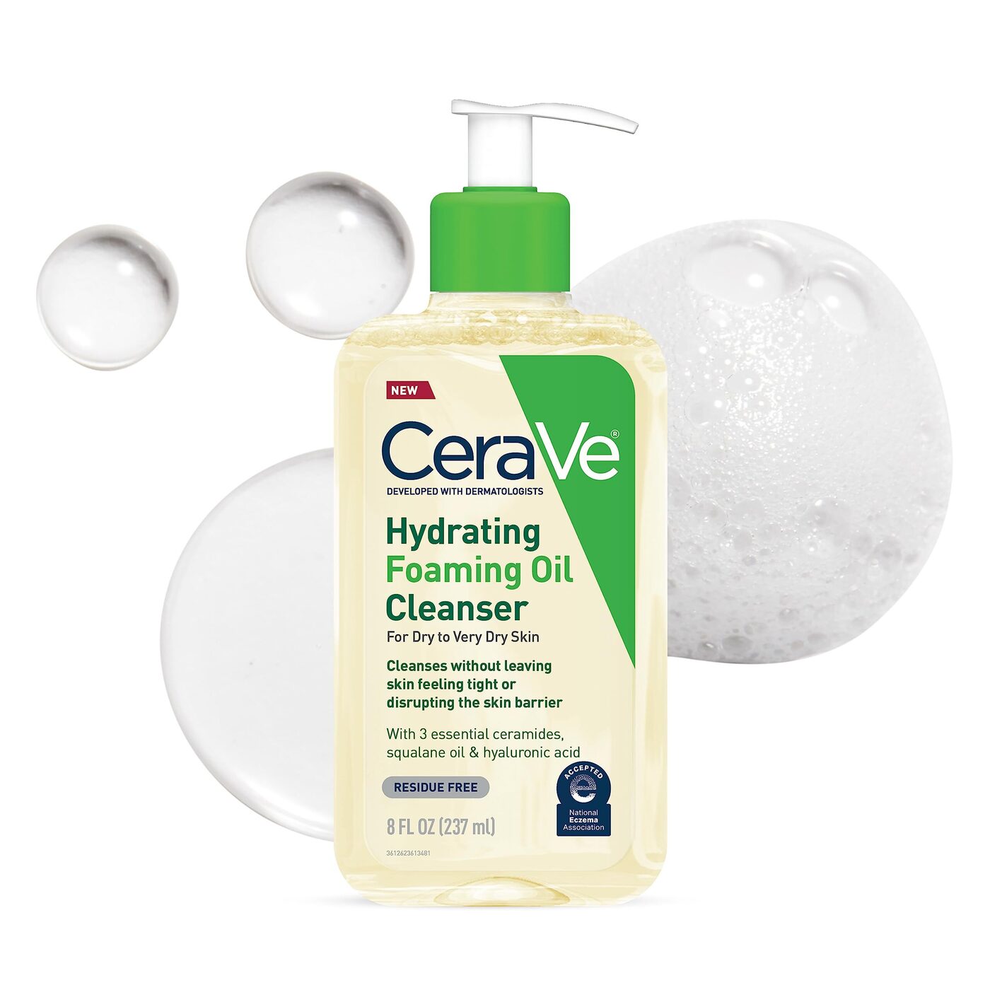 CeraVe attīrošas un mitrinošas putas, 473