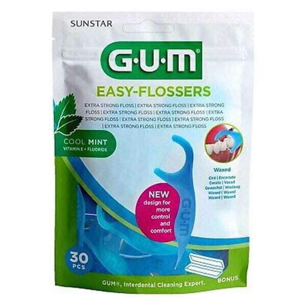 Sunstar GUM Easy Flossers Cool Mint