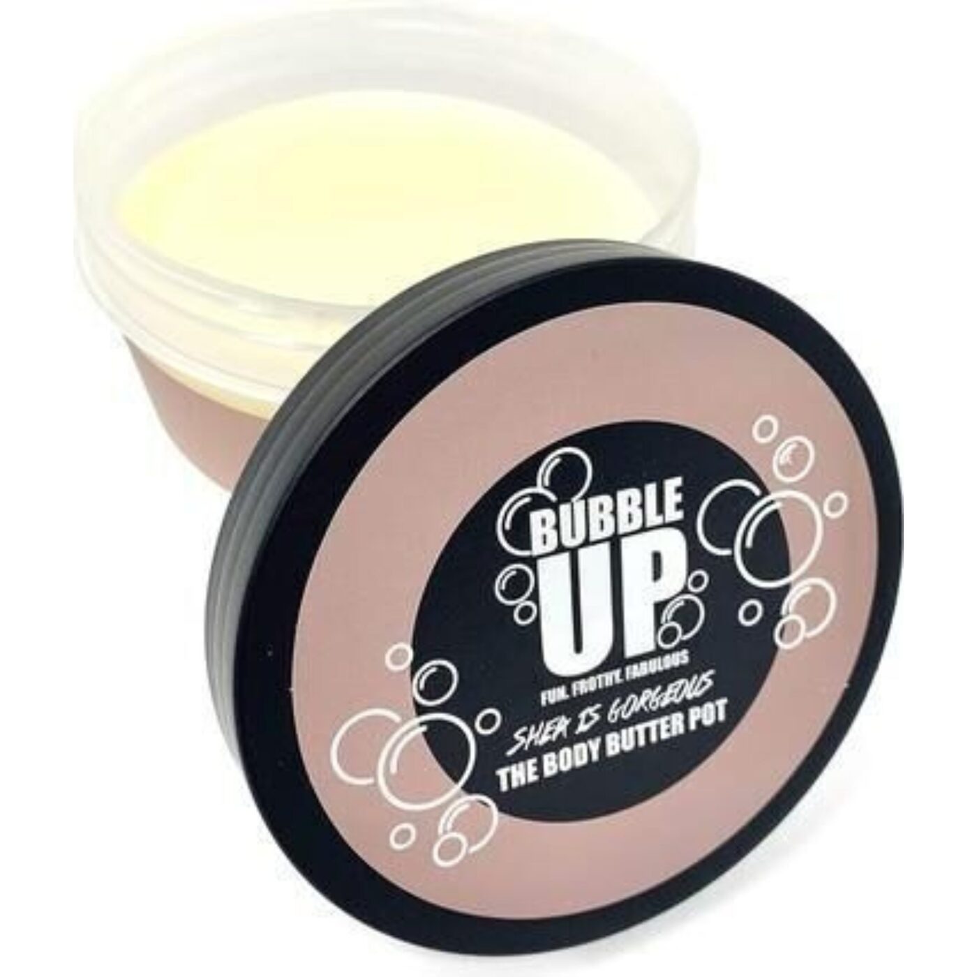 Bubble Up ķermeņa sviests ir bagātīgi