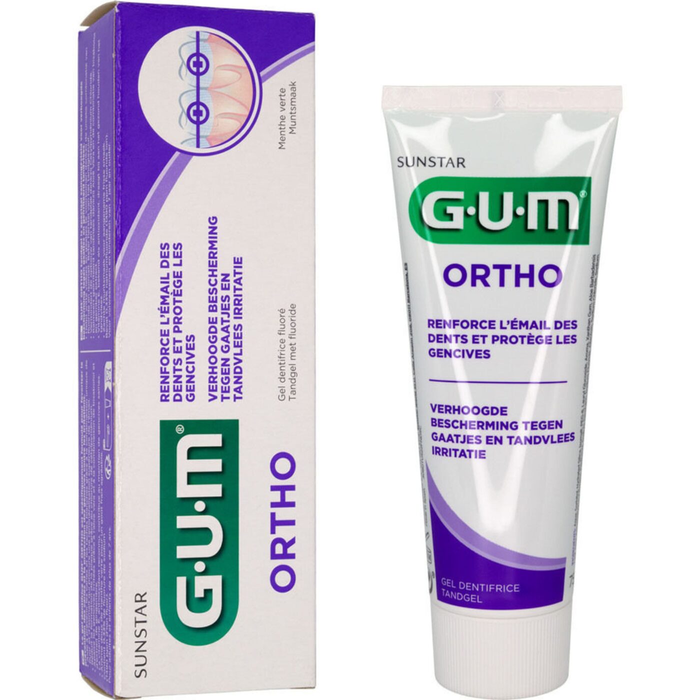 Gum Ortho Dent zobu pasta, 75