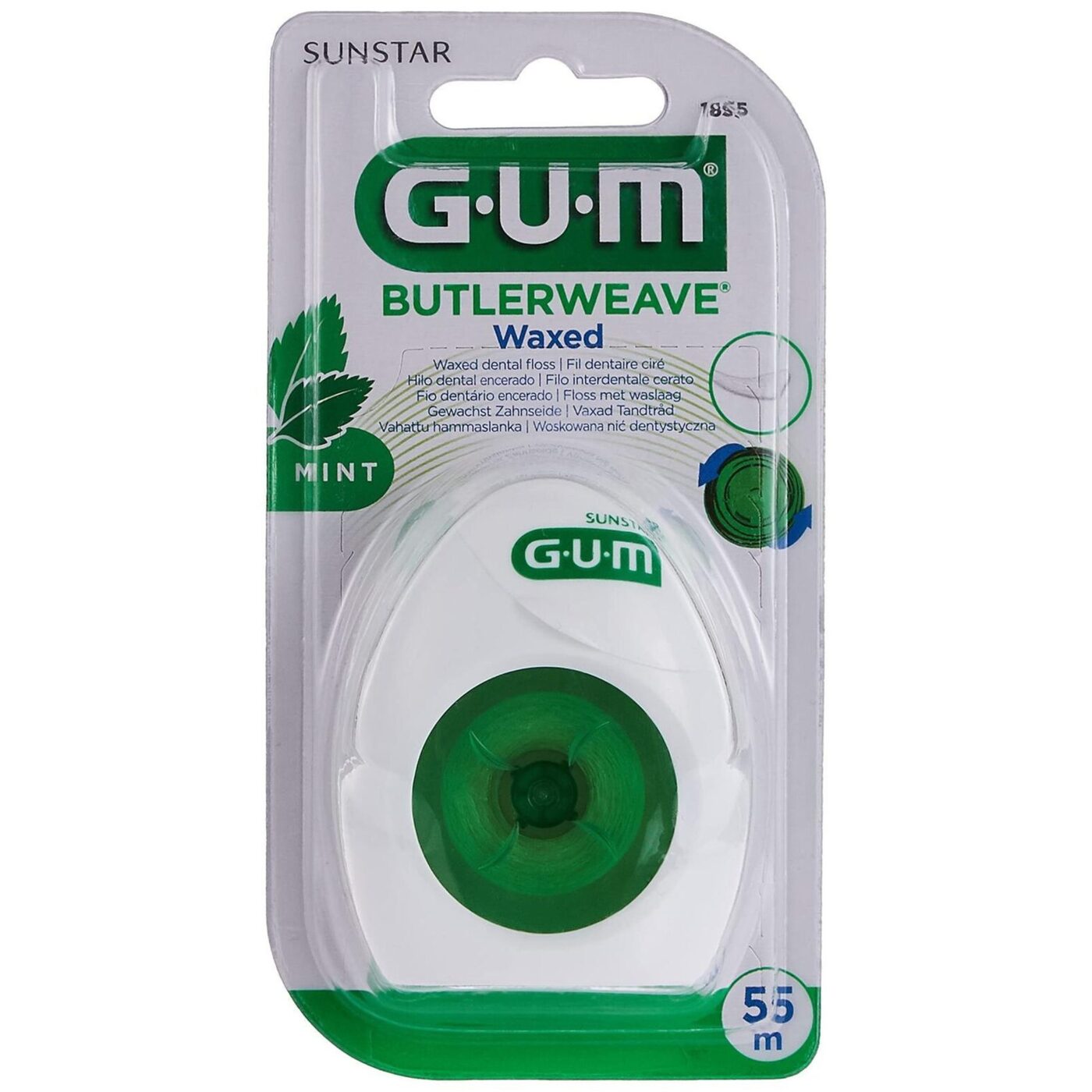 Gum Butlerweave vaskots zobu diegs ar