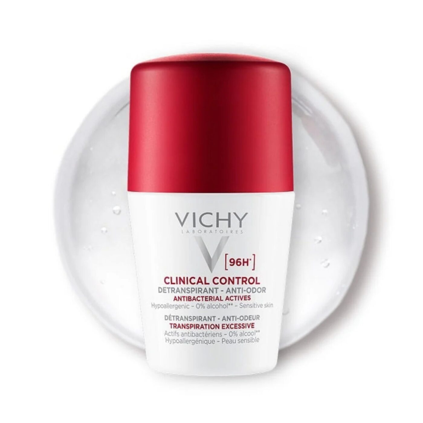 Vichy Clinical Control 96h Roll-On augstas