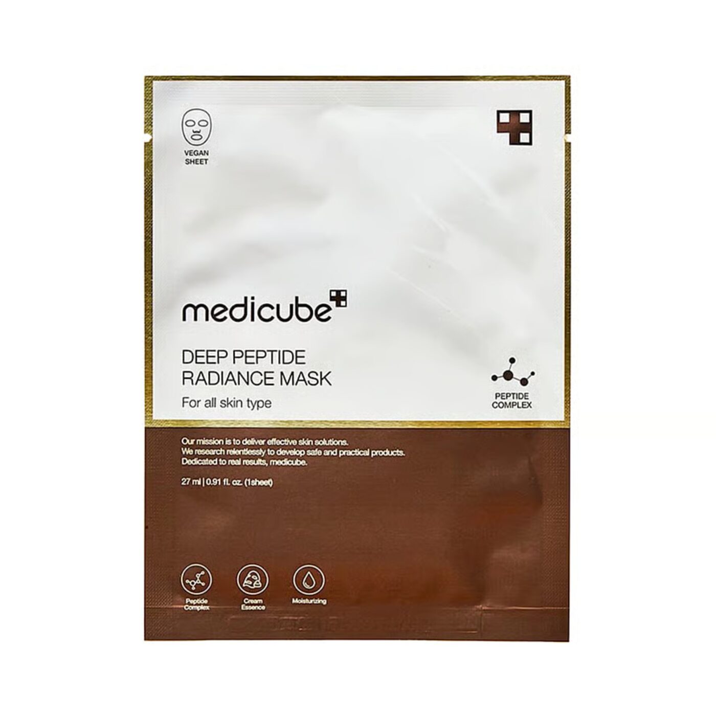 Medicube Deep Peptide Radiance Mask peptīdu