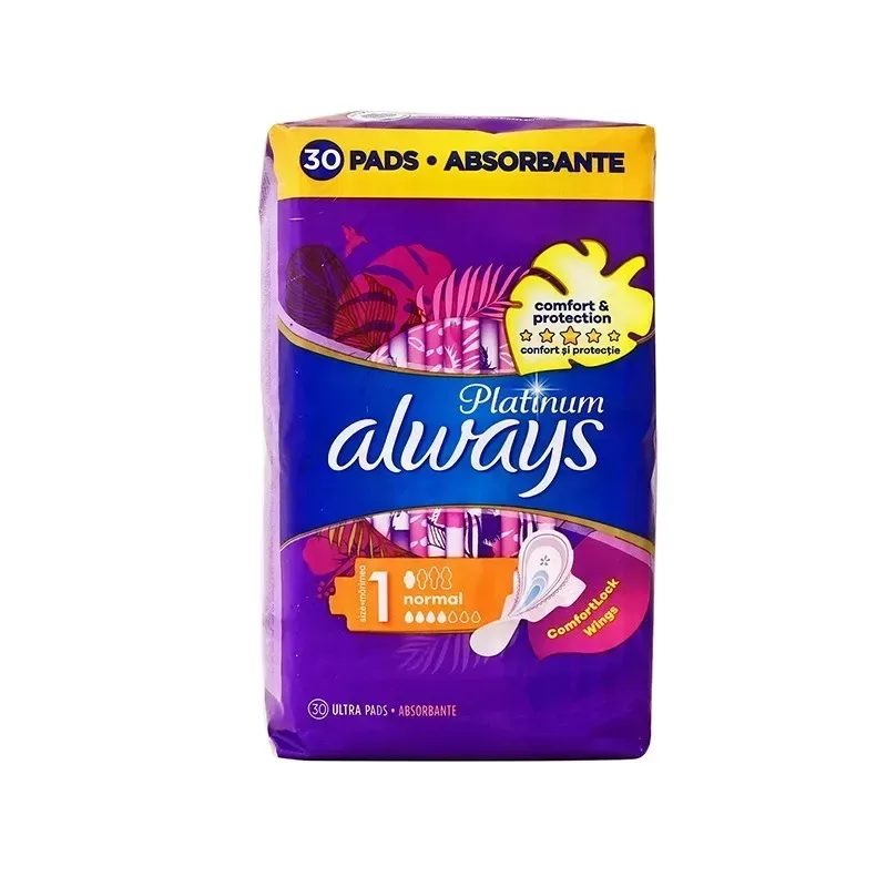 Always Higiēniskās paketes Ultra Platinum Normal