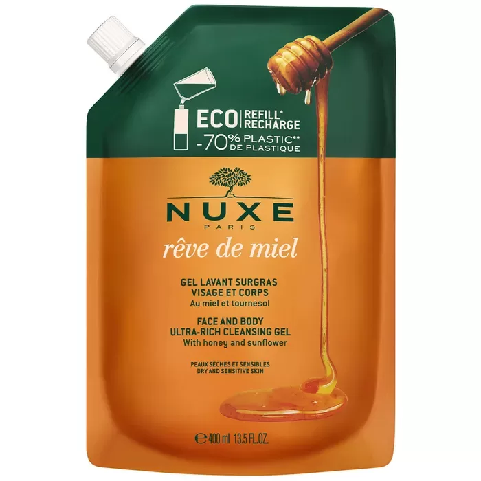 Attīrošs gels sejai un ķermenim Nuxe Rêve De Miel 400 ml