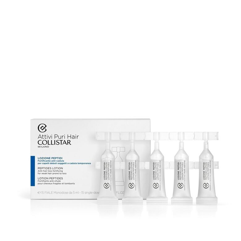 Collistar Peptide Lotion – juuksekasvu stimuleeriv ja väljalangemise vastane toonik, 15 x 5 ml