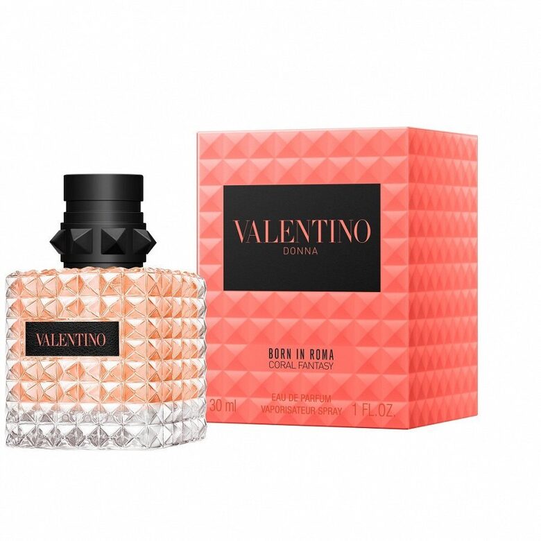 Įkvėptas Romos saulėlydžio žavesio aromatas Valentino Donna Born In Roma Coral Fantasy 30 ml