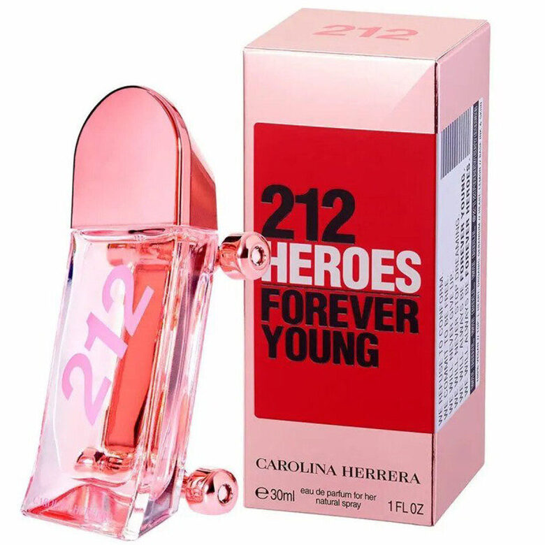 Energizuojantis, šiuolaikiškas ir įkvepiantis aromatas Carolina Herrera Ladies 212 Heroes 30 ml