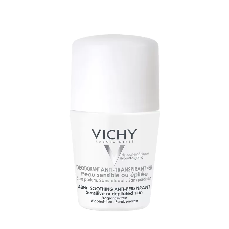 Vichy dezodorantas pieštukas 50 ml suteikia iki 48