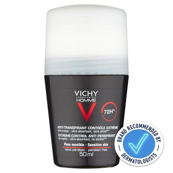 Vichy 48 ч роликовый дезодорант для чувствительной кожи, 50 мл