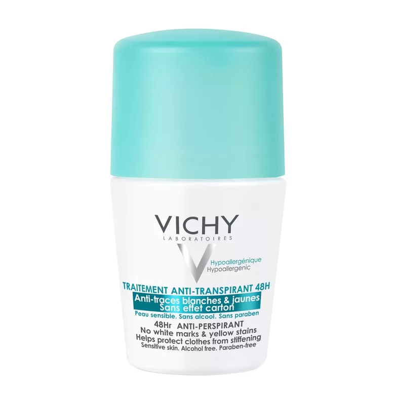 Veiksmingas ir švelnus Vichy rutulinis antiperspirantas dezodorantas 50 ml