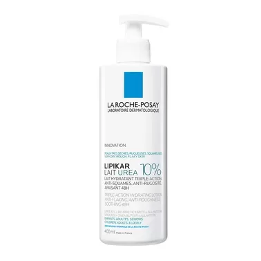 La Roche-Posay Lipikar Lait Urea 10% kūno losjonas, 400 ml