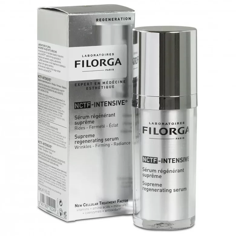 Atjaunojošs un nostiprinošs sejas fluīds Filorga NCTF Reverse Mat Supreme Regenerating 50 ml