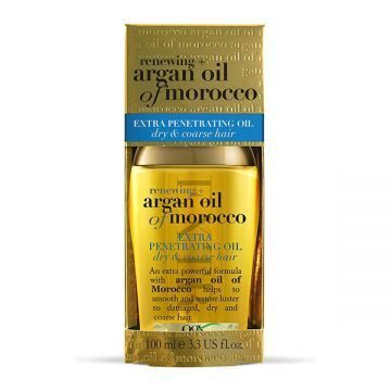 Intensiivselt niisutav OGX Argan Oil of Morocco eriti sügavale tungiv juukseõli, 100 ml