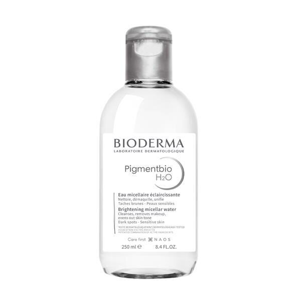 Švelnus, bet veiksmingas micelinis vanduo Bioderma Pigmentbio H2O Brightening 250 ml