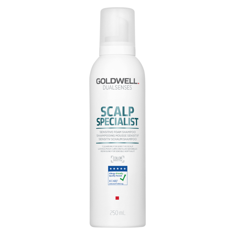 Švelnus, putų konsistencijos šampūnas Goldwell Dualsenses Scalp Specialist Sensitive 250 ml