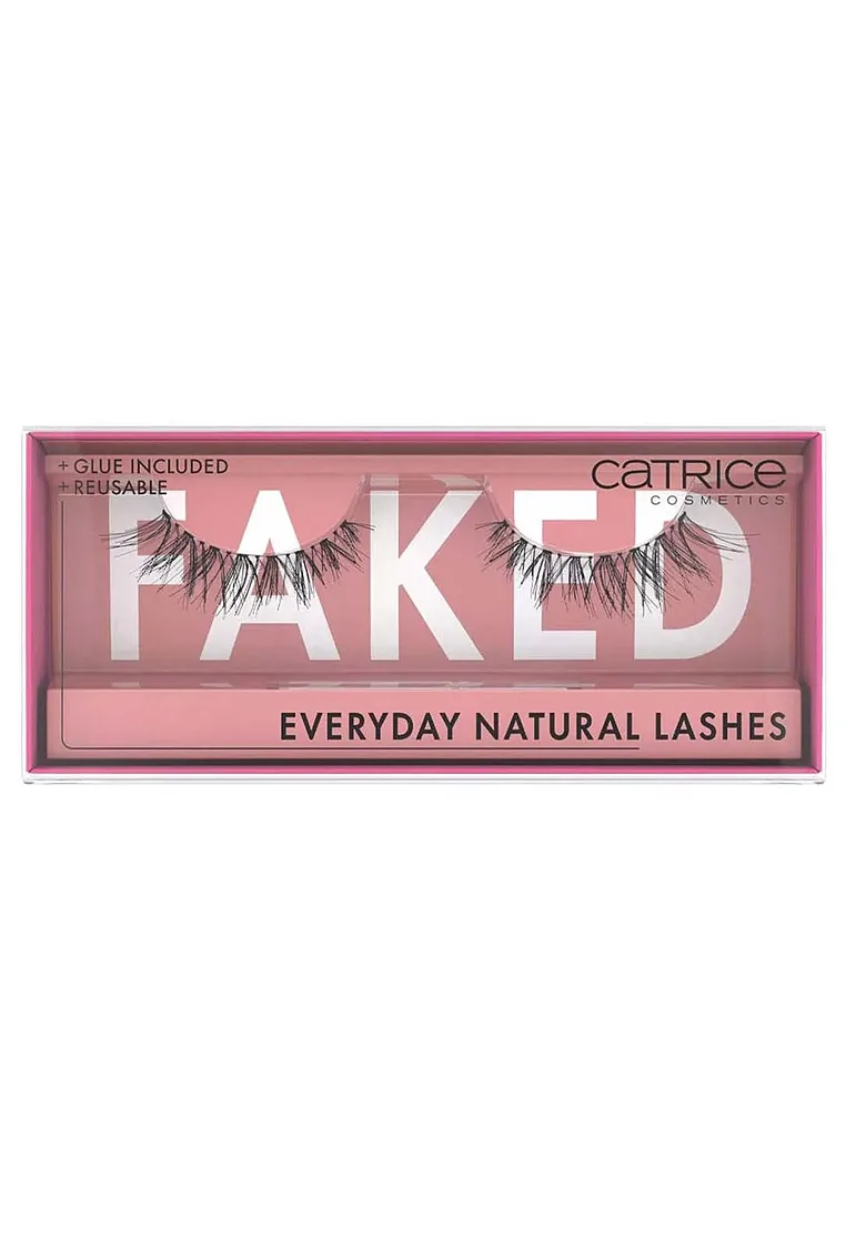 Catrice Faked Everyday Natural mākslīgās skropstas ar līmi 1 pāris.