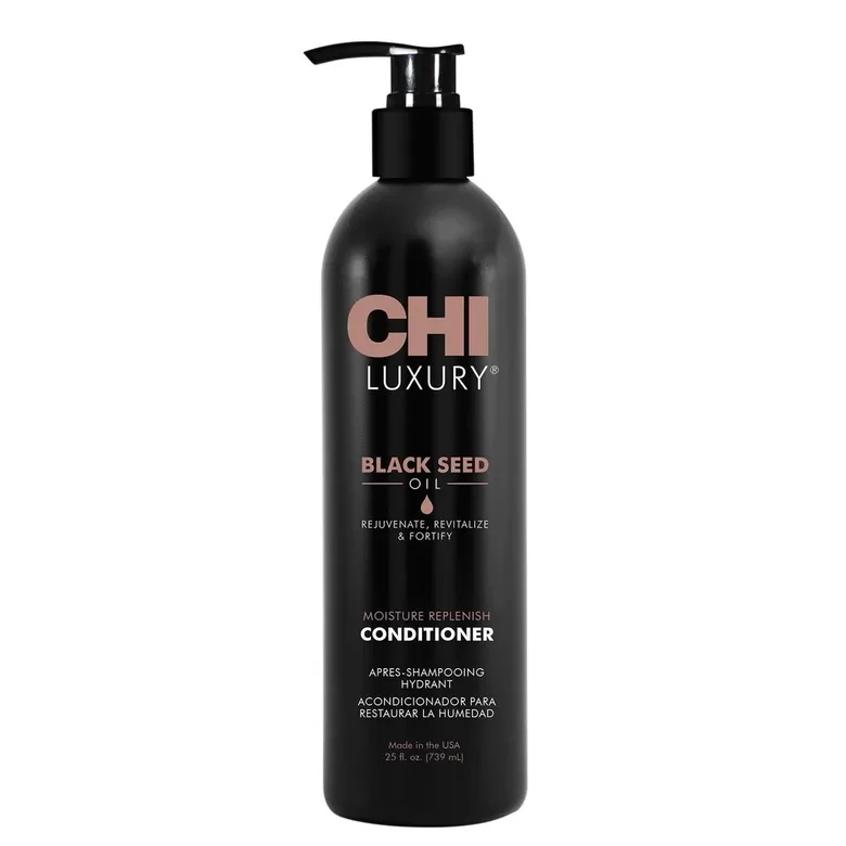 CHI Luxury Kondicionierius su juodųjų kmynų aliejumi, 739 ml