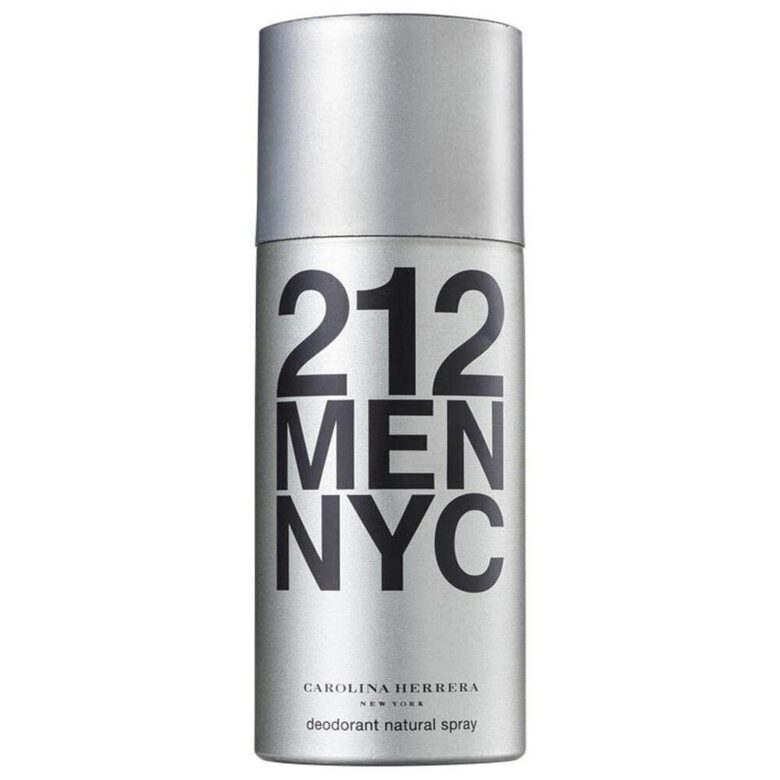 Elegantiškas ir gaivinantis dezodorantas šiuolaikiniam vyrui Carolina Herrera 212 (150 ml)