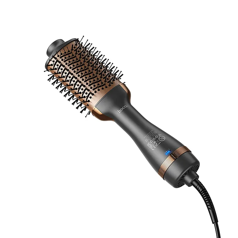 Daudzfunkcionāla matu ieveidošanas ierīce matu žāvētājs un veidotājs HP100 Air Comb pelēks
