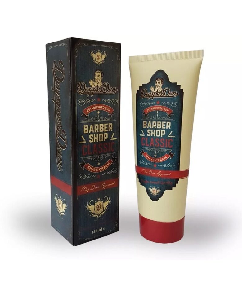 Dapper Dan Barber Shop klasikinis skutimosi kremas, 125 ml