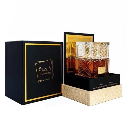 Prabangus rytietiškas aromatas vyrams Lattafa Khamrah Eau De Parfum purškiklis 100 ml
