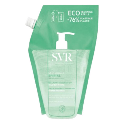 Dezodorējošs dušas gels SVR Spirial Deodorant Shower Gel Refill 400 ml