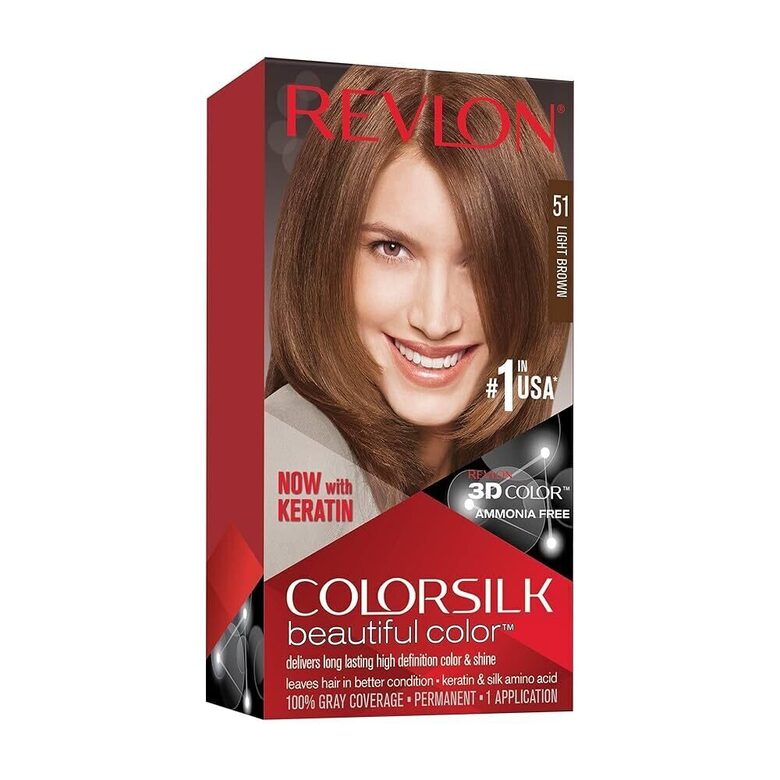 ColorSilk ilgalaikiai dažai plaukams, atspalvis 51 Šviesiai Ruda