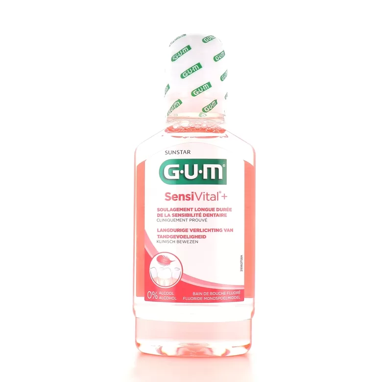Ополаскиватель для рта GUM SensiVital+ с фтором 300 ml