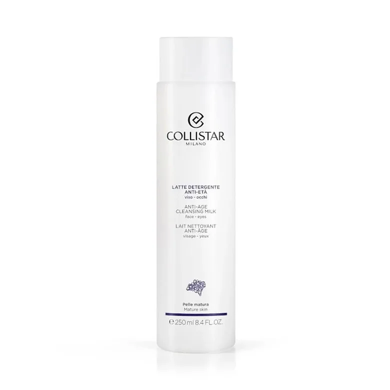 Collistar Anti-Age Cleansing Milk senėjimą stabdantis valomasis pienelis veidui, 250 ml