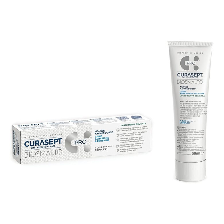 Curasept Biosmalto remineralisoiva mintunmakuinen hammasvaahto 50 ml