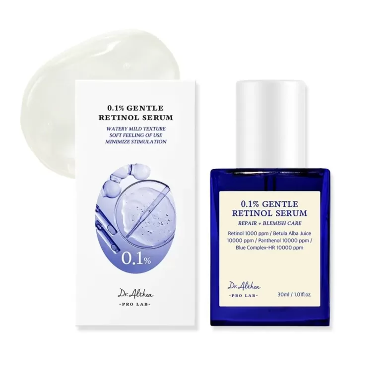 Õrnatoimeline Korea näoseerum 0,1% retinooliga Dr. Althea 30 ml