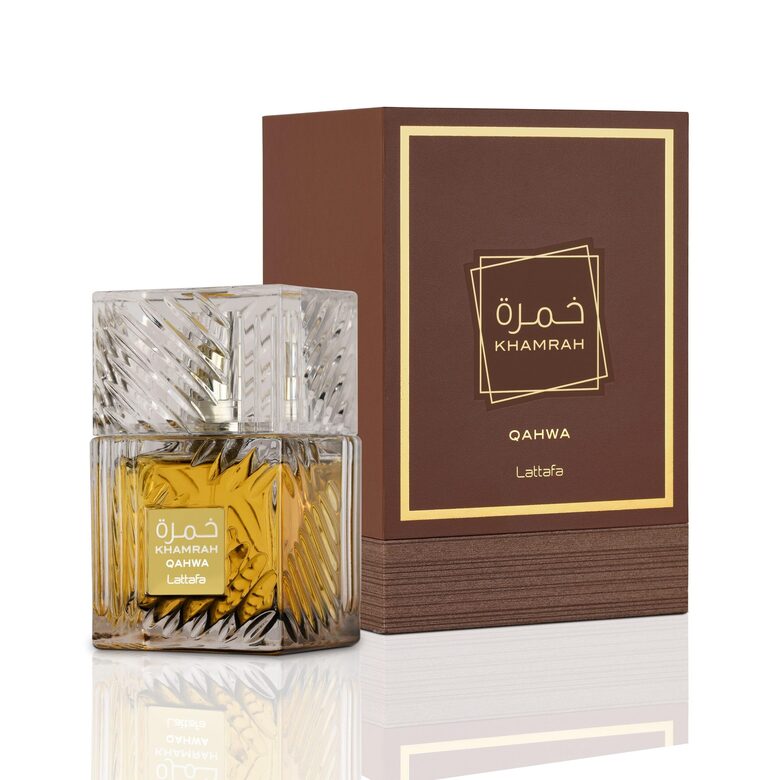 Lattafa Khamrah Qahwa EDP – nišas parfimērijas aromāts sievietēm un vīriešiem, 100 ml