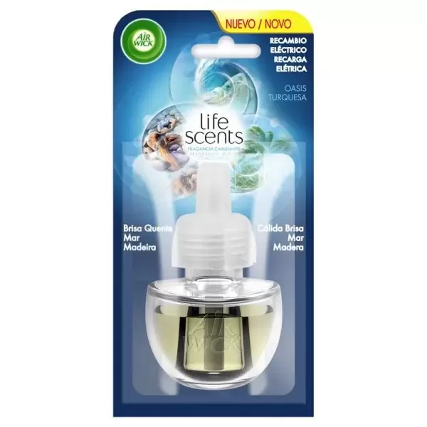 Keičiamas flakonas Air Wick elektriniam oro gaivikliui su gaiviu, maloniu aromatu, 17 ml