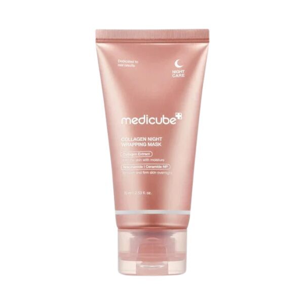Medicube Collagen Night Wrapping naktinė veido kaukė, 75 ml