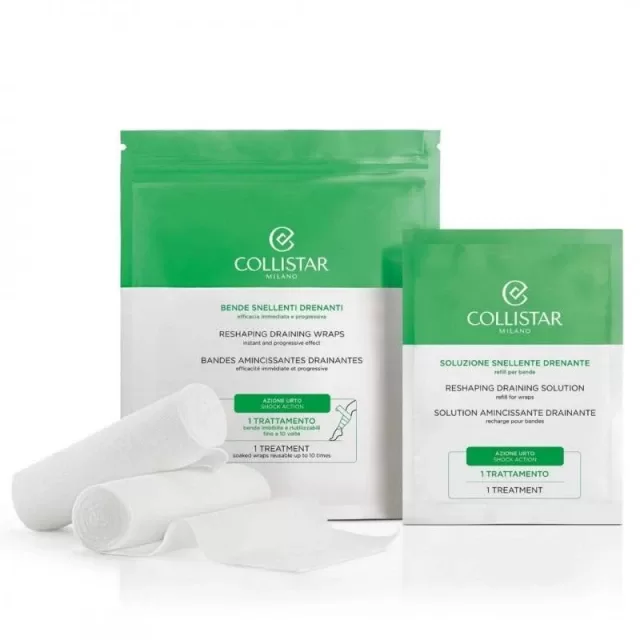 Profilaktiskas ķermeņa “kompresijas bandāžas” seruma komplekts Collistar Slimming Draining 2×100 ml