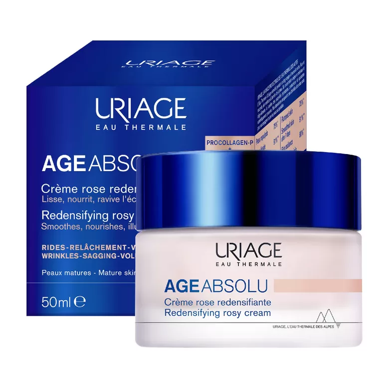 Senėjimą stabdantis veido kremas Uriage Age Absolu Redensifying Pink, 50 ml