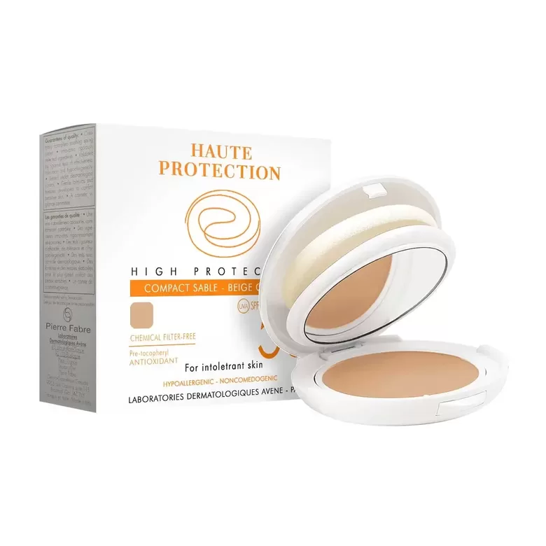 Avene Sand SPF 50+ kompaktpuuder (10 g) – Kõrge päikesekaitse tundlikule nahale