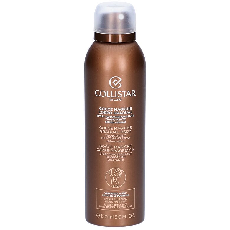 Collistar Magical Drops Gradual Self-Tanning Body Mist Transparent järk-järgulise toimega isepruunistav kehasprei, 150 ml
