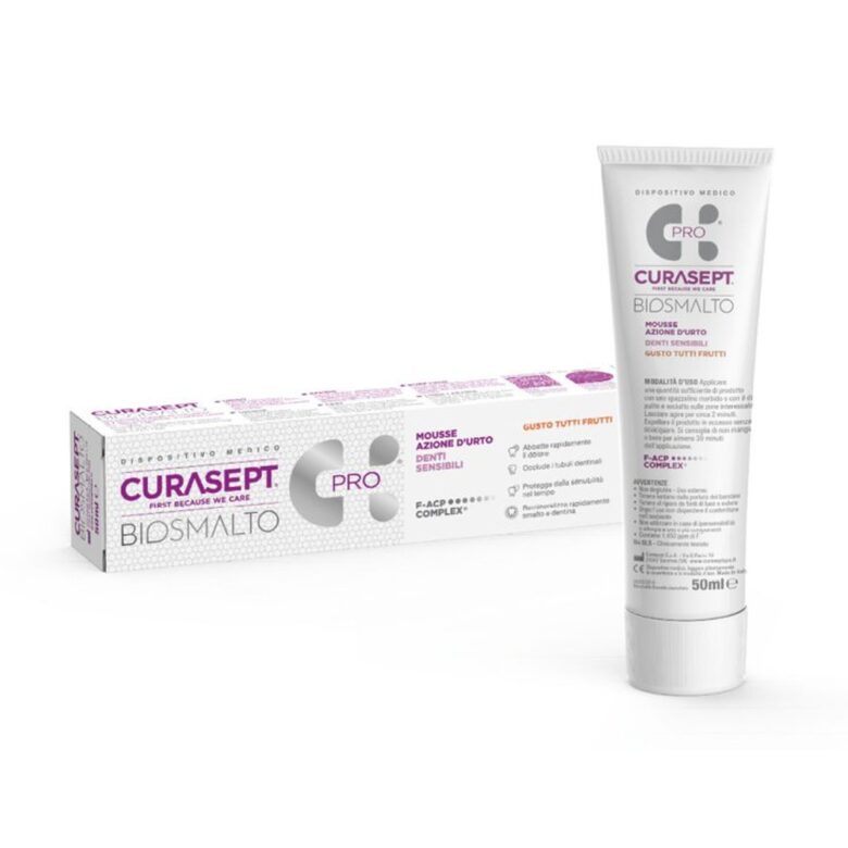 Intensyvaus poveikio priemonė „Curasept Biosmalto Mousse Azione D’Urto D Color Standard“, 50 ml