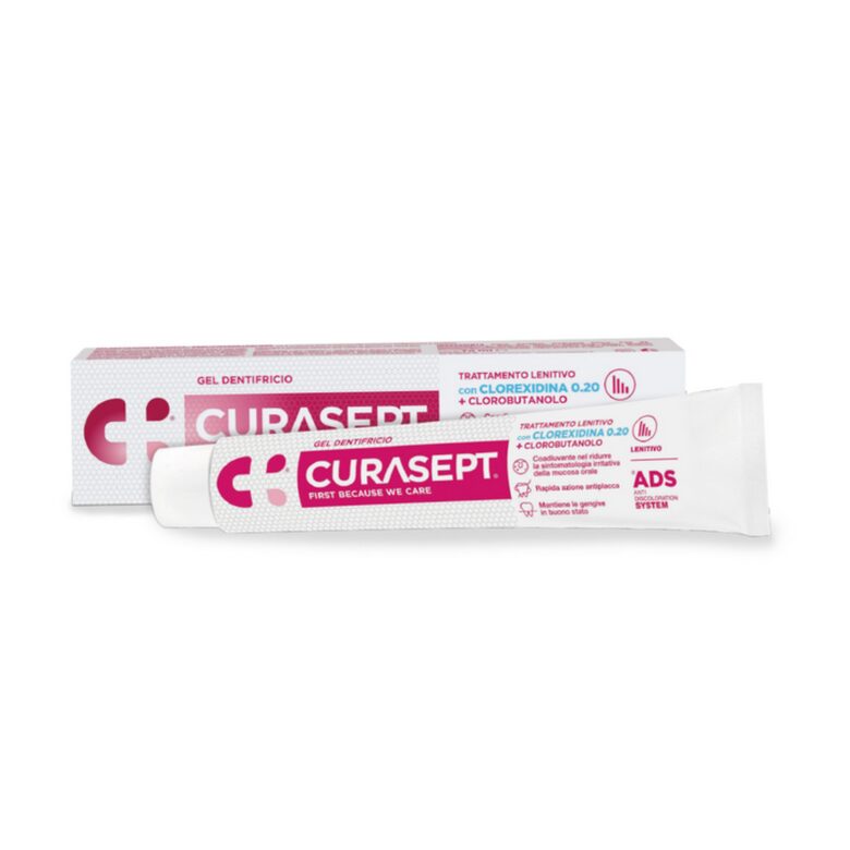 Specializēta zobu pasta-gēls Curasept ADS Soothing Treatment Chlorhexidine 0.20%