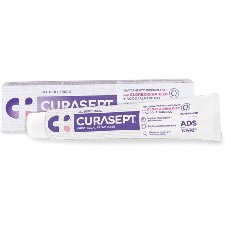 Spetsiaalne hambapasta Curasept ADS Regenerating Treatment 0,20% kloorheksidiiniga, 75 ml.