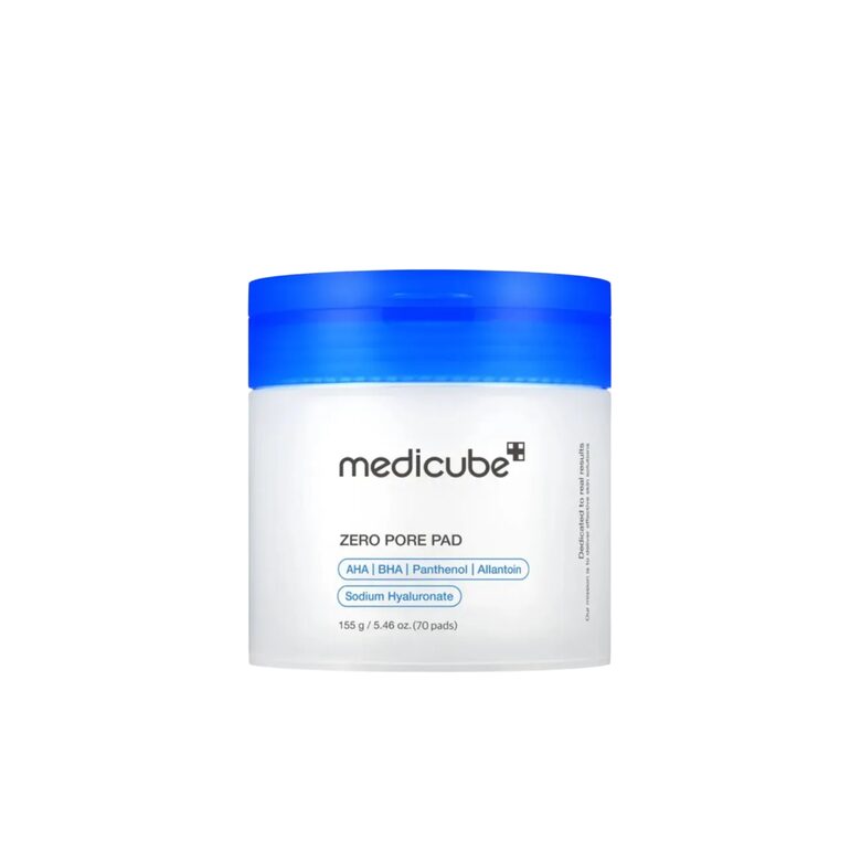 Medicube Zero Pore Pad 2.0 tonizuojantys ir šveičiamieji diskeliai porų priežiūrai 70 vnt.
