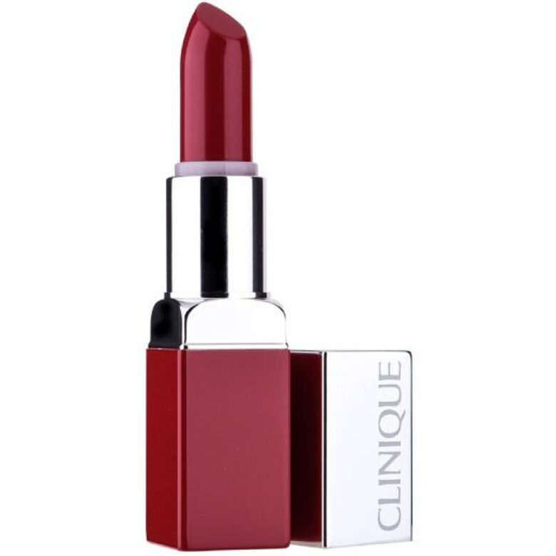 Bagātīga lūpu krāsa Clinique Pop Lip Color + Primer 08 Cherry Pop 3.9g