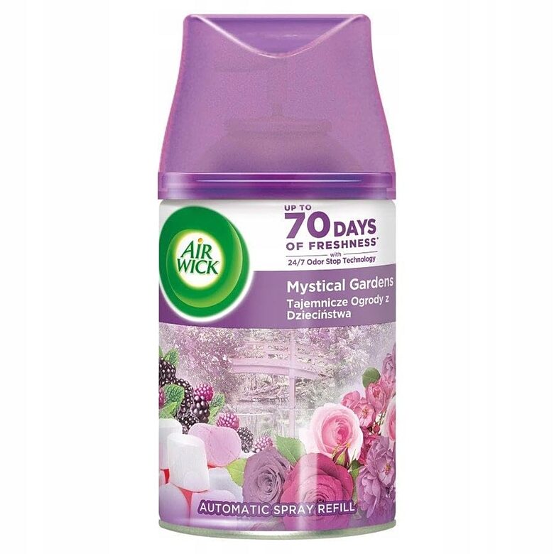 Air Wick Freshmatic Mystical Garden automaattisen ilmanraikastimen täyttöpakkaus, 250 ml