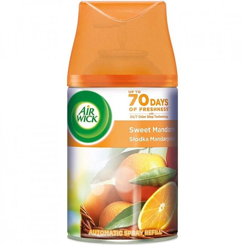 Air Wick Freshmatic Sweet Tangerine automatinio oro gaiviklio papildymas 250 ml