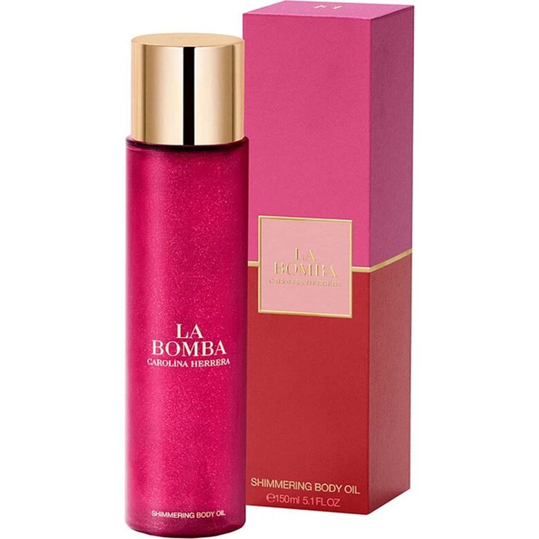 Carolina Herrera La Bomba Shimmering Body Oil sädelev kehaõli, 150 ml