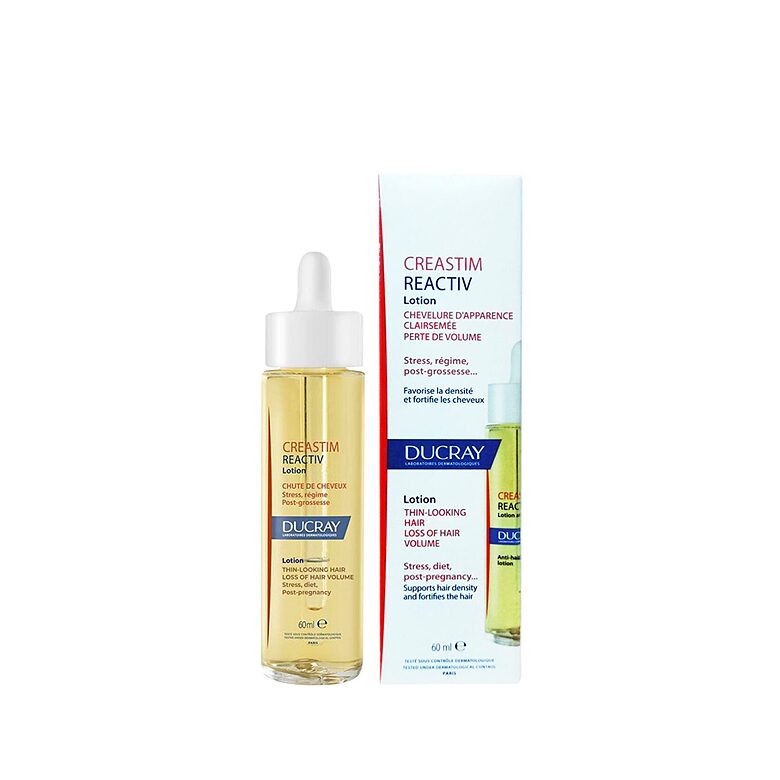 Ducray Creastim Reactiv Anti-Hair Loss Lotion losjonas nuo plaukų slinkimo, 60 ml