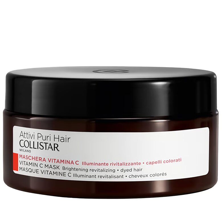 Collistar C Brightening Revitalizing izgaismojoša un revitalizējoša maska krāsotiem matiem ar C vitamīnu, 200 ml